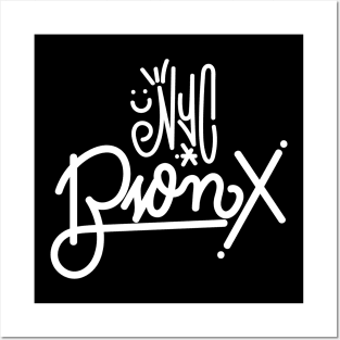 Bronx New York Graffiti Tag by a Wordsmith - Authentic Urban Design Posters and Art